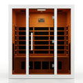 Indoor Infrared Sauna Built for Ultimate Home Wellness, Hemlock Wood, 6 Carbon Heaters, Low EMF Design