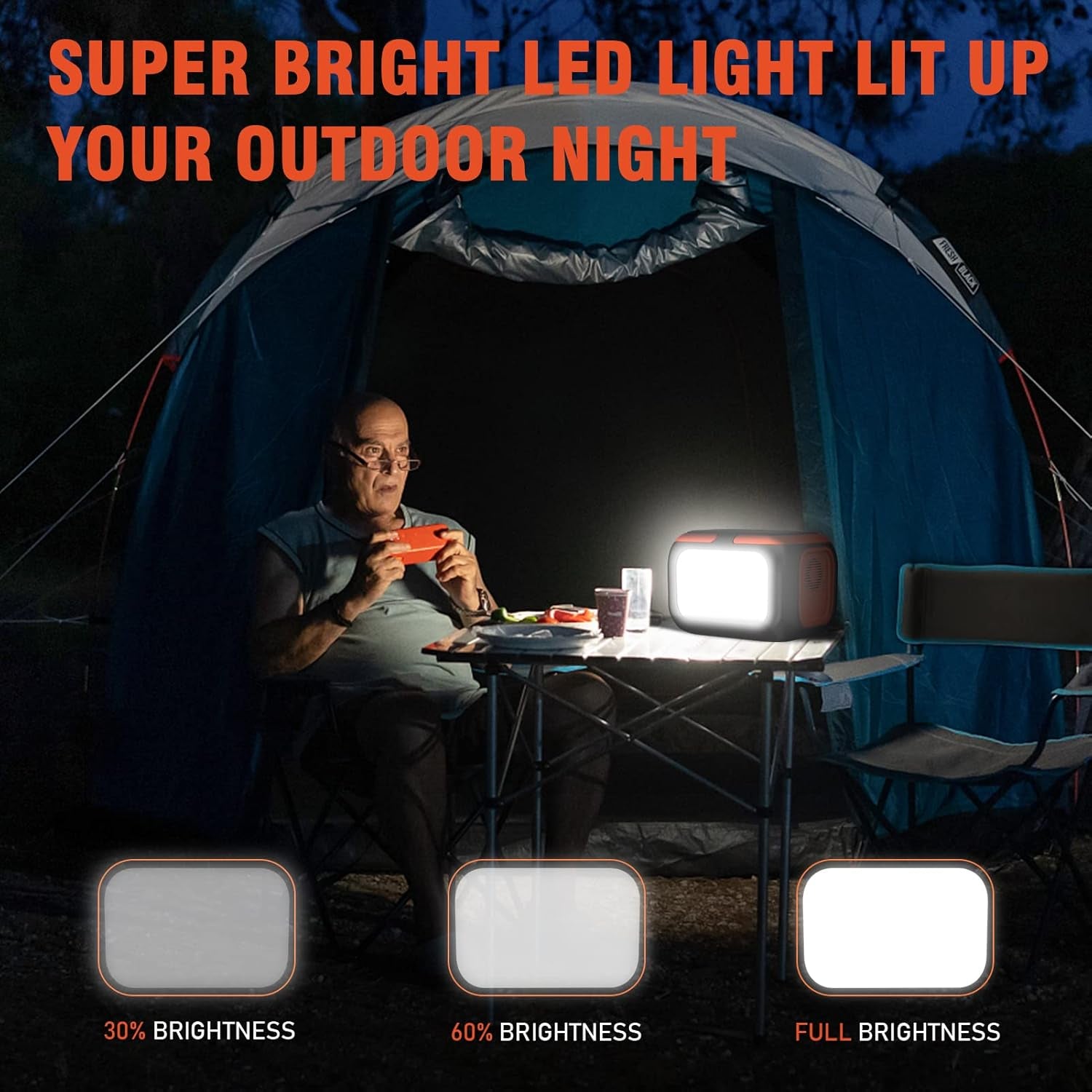Solar-Generator-600W-Portable-Power-Station-With-60W-Solar-Panel-Included - 296Wh Backup Solar Power Bank with AC Outlets DC USB-C USB QC3.0 for Camping Boat Travel Outdoor Adventures Home Emergency
